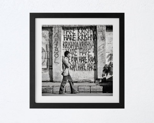 Hare Krishna Poster India Photography Print Mumbai Wall Art