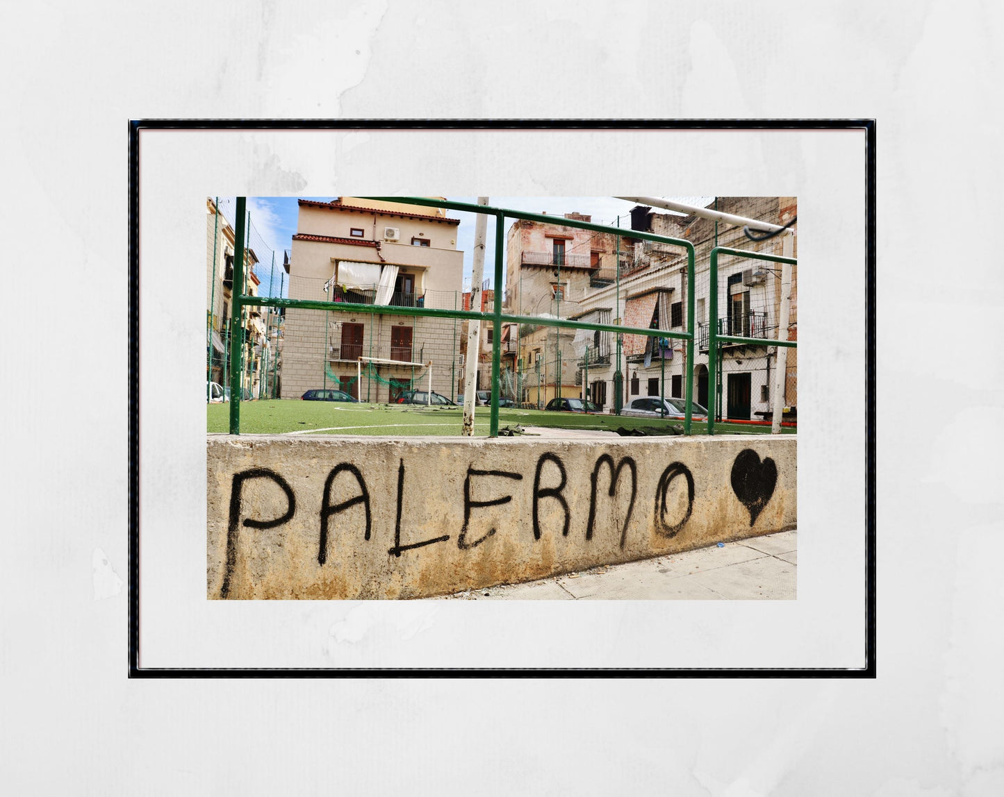 Palermo Sicily Print Football Wall Art Street Photography