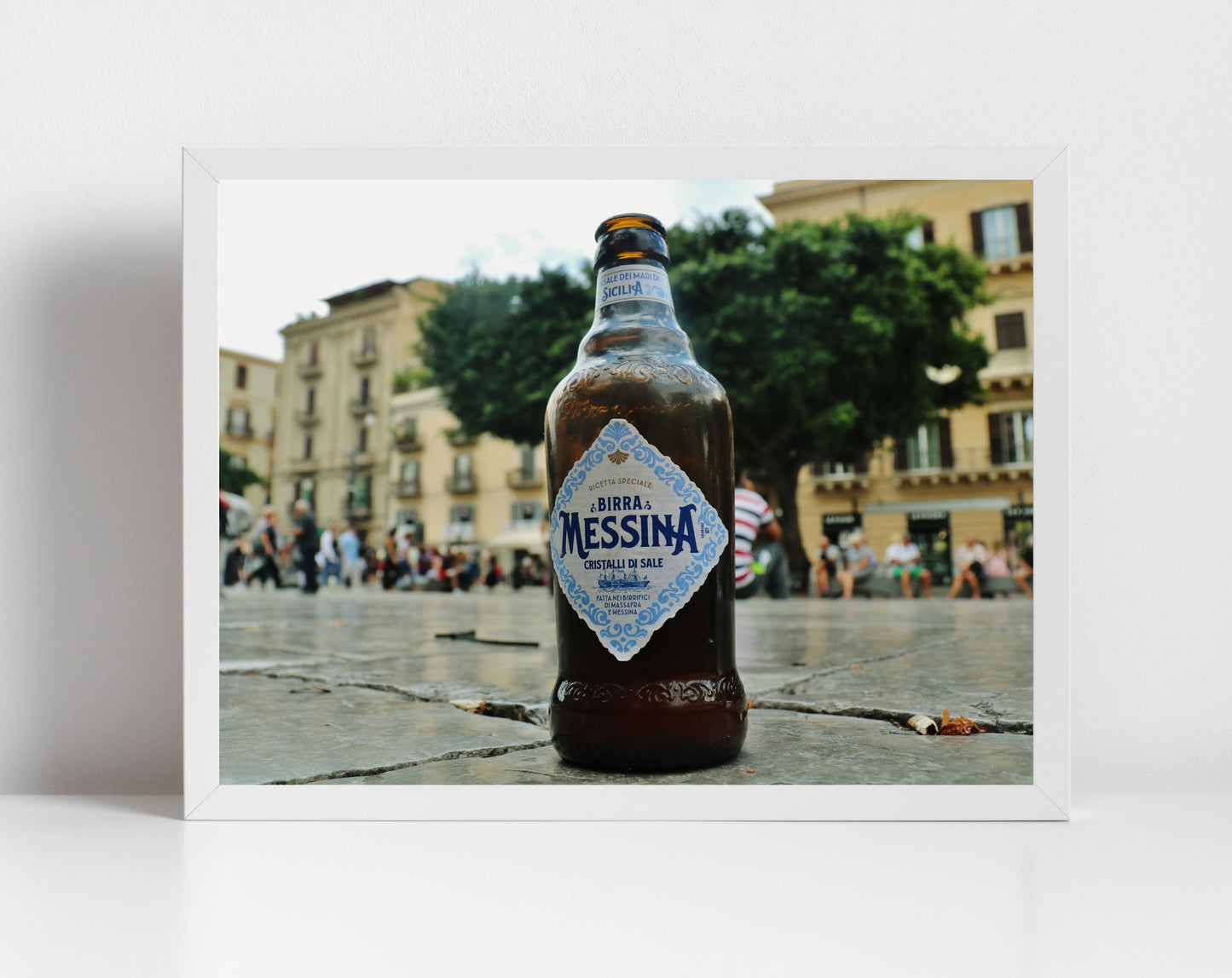 Birra Messina Sicilian Wall Art Palermo Sicily Print