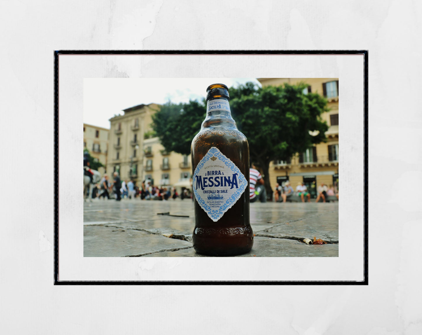 Birra Messina Sicilian Wall Art Palermo Sicily Print
