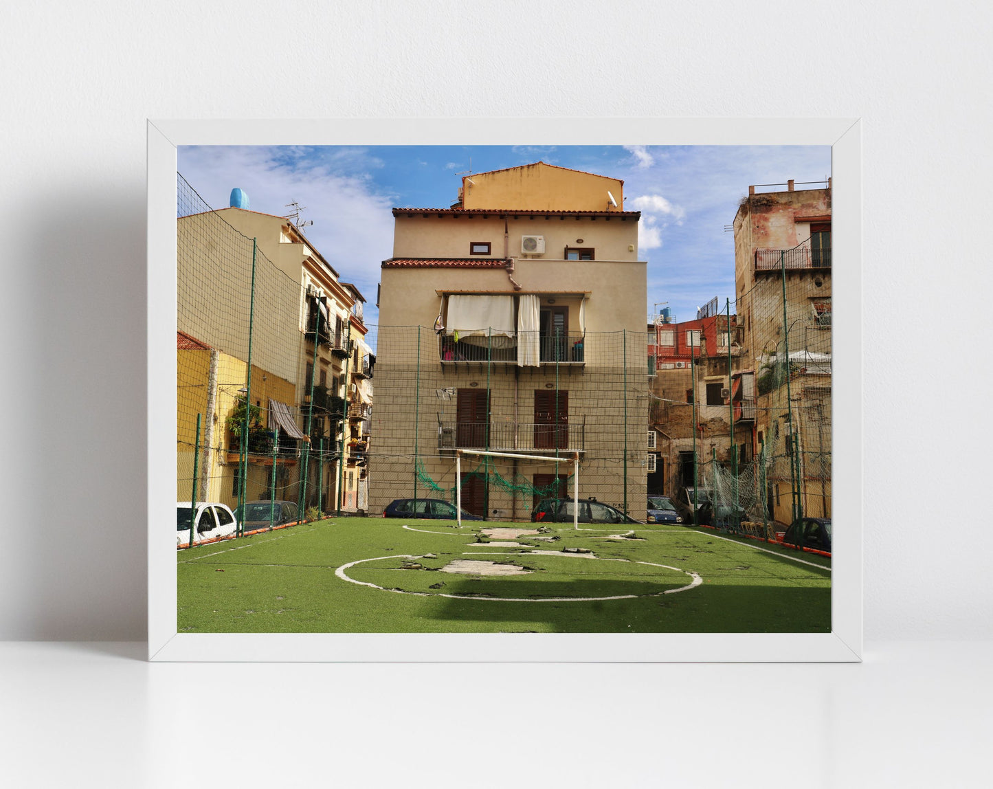 Palermo Sicily Street Photography Print Football Wall Art