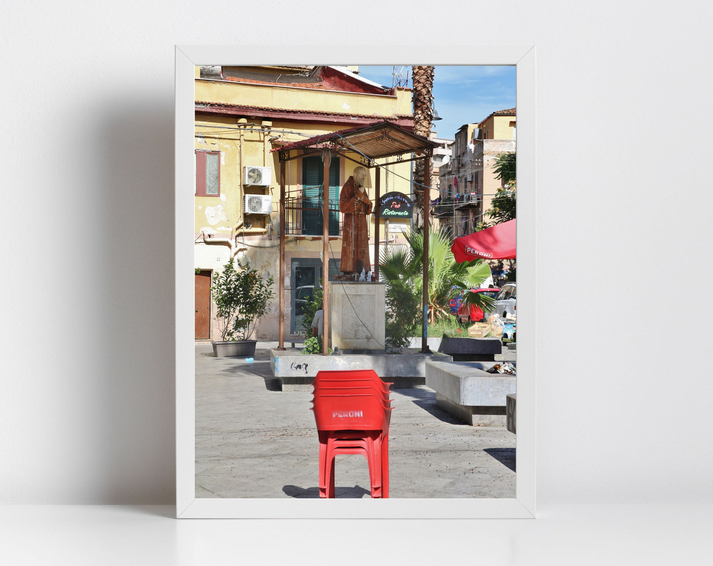 Palermo Sicily Print Street Photography Religious Wall Art