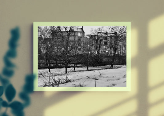 Glasgow Tenement West End Kelvingrove Park Photography Print