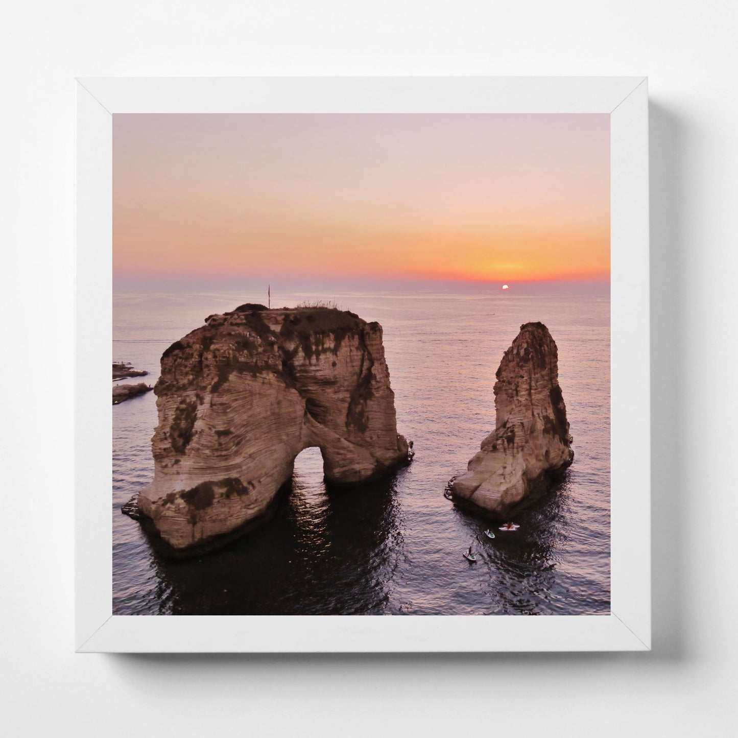 Beirut Lebanon Pigeon Rocks Square Photography Print