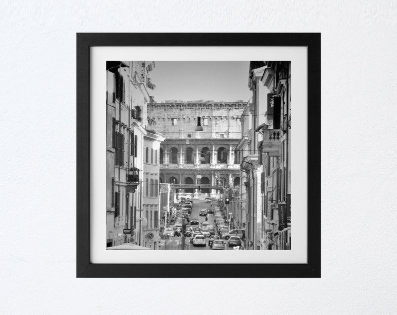 Rome Black And White Photography Print