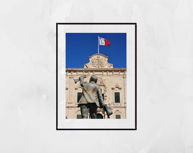 Manwel Dimech Print Auberge de Castille Valletta Photography