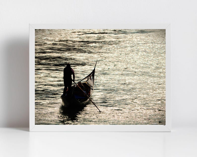 Venice Italy Photography Print Gondola Art
