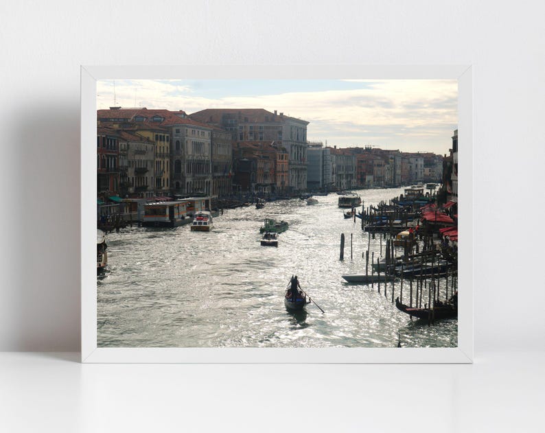 Venice Italy Photography Print Gondola Wall Art (Copy)