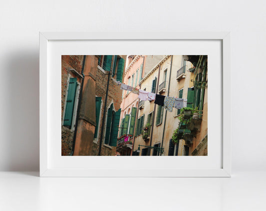 Venice Balconies Italy Fine Art Photography Print