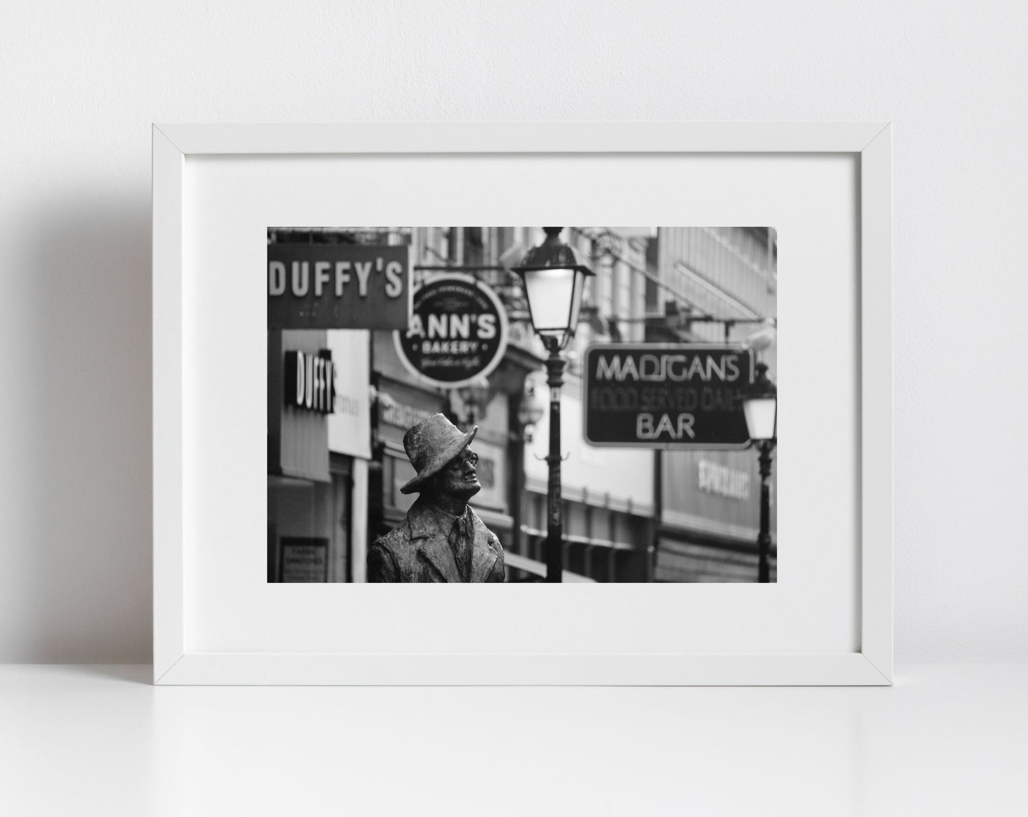 James Joyce Poster Dublin Black And White Print