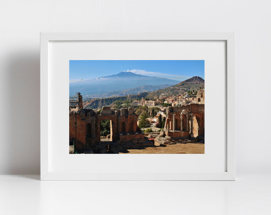 Taormina Greek Theatre Photography Print
