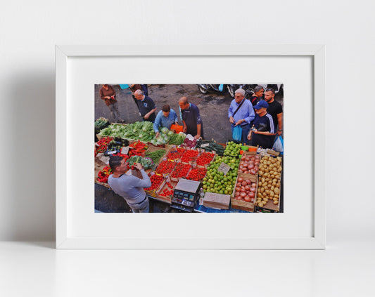 Catania Fish Market Sicily Photography Art Print