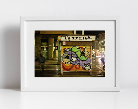 Catania Sicily Print Street Photography Italian Wall Art