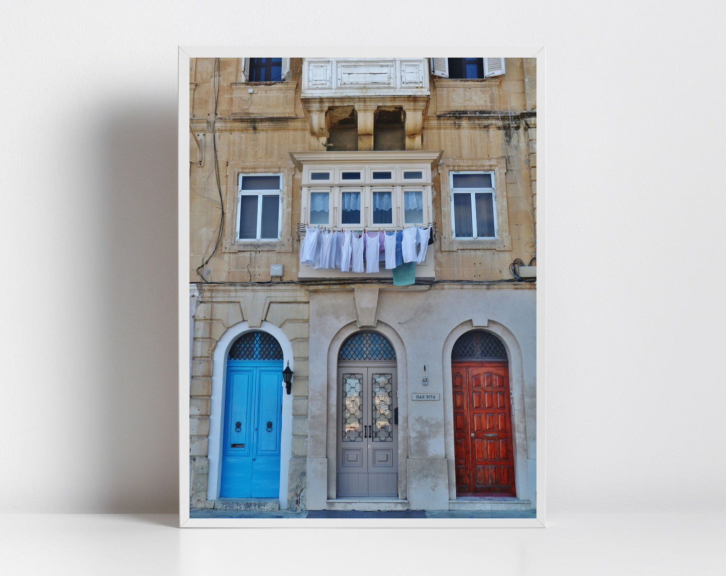 Valletta Malta Print Doorway Art Travel Photography