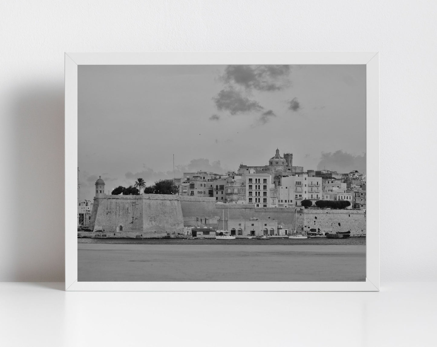 Senglea Malta Black And White Photography Wall Art