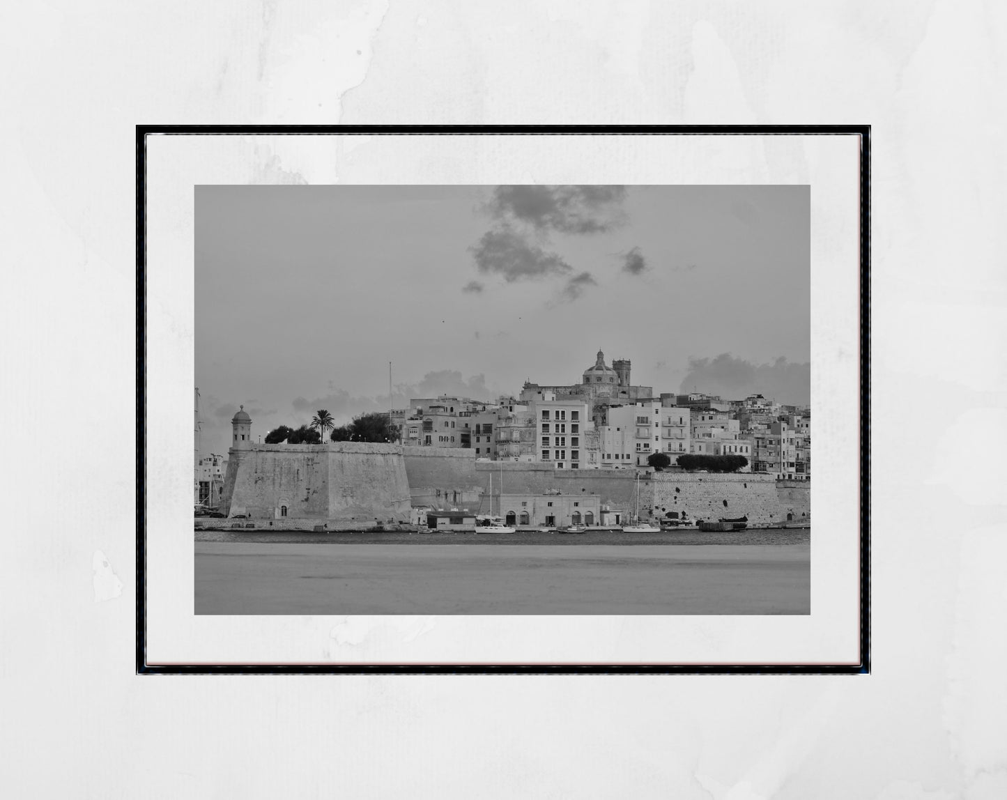 Senglea Malta Black And White Photography Wall Art