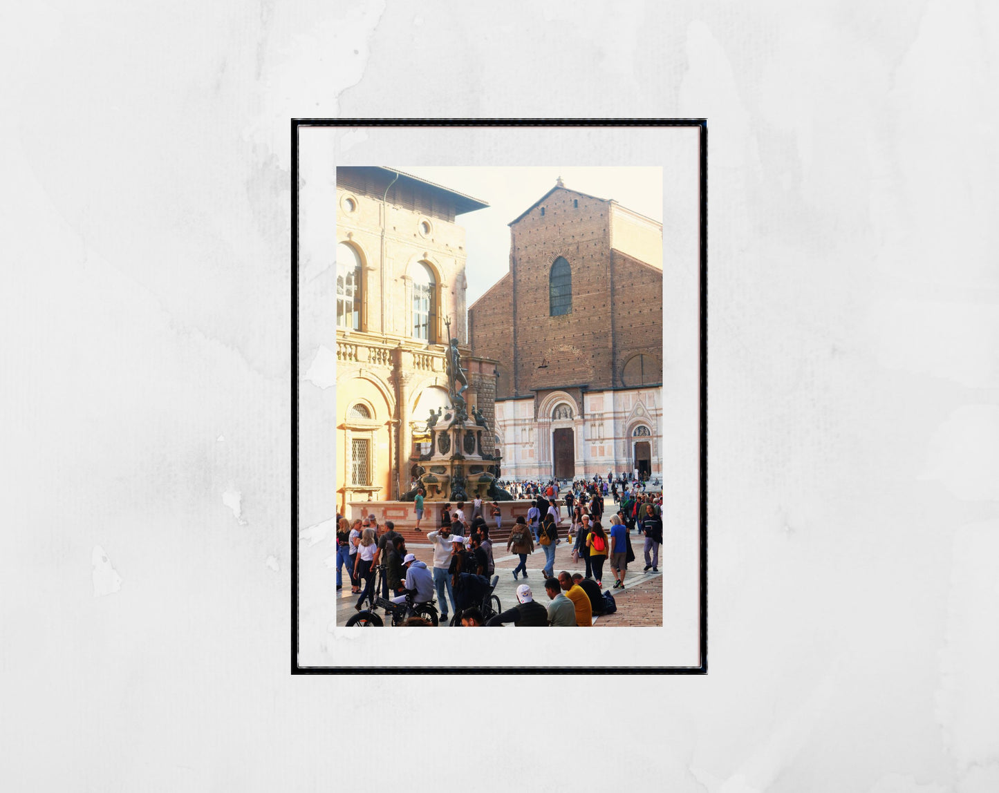Piazza Maggiore Bologna Photography Print