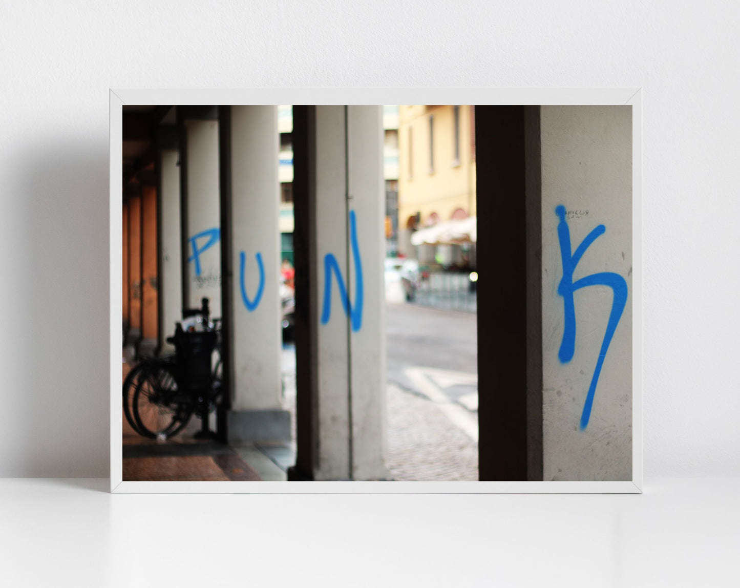 Punk Poster Bologna Italy Street Photography Print