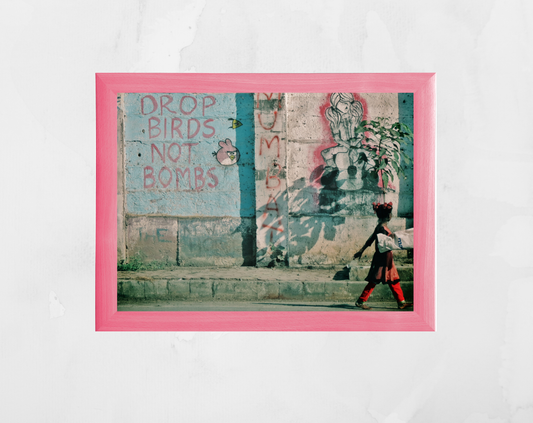 Great Wall Of Mumbai India Street Art Photography Print