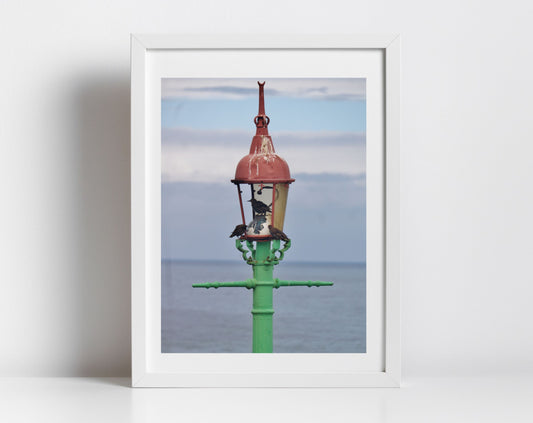 Whitley Bay Fart Lamp Print Fine Art Travel Photography