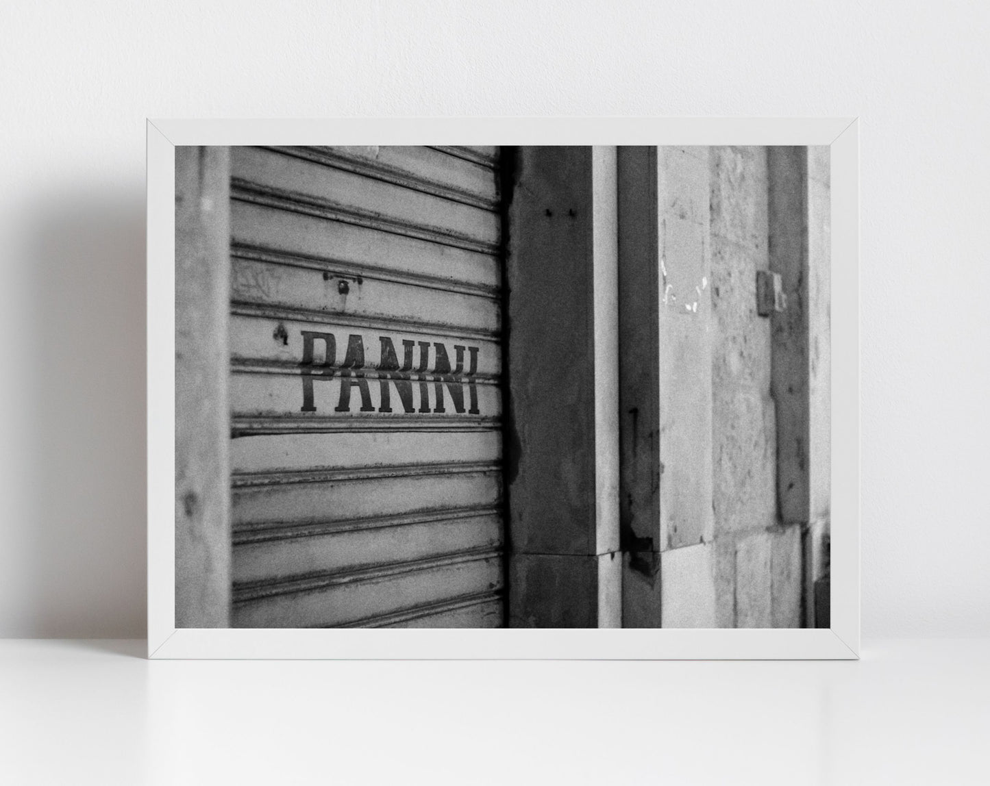 Anastasi Panini Poster Valletta Malta Fine Art Travel Black And White Photography