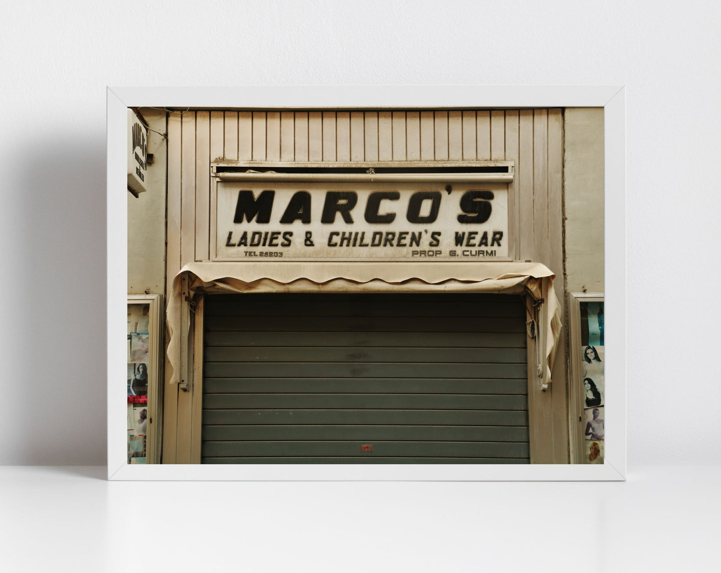 Marco's Valletta Malta Print Typography Fine Art Travel Photography