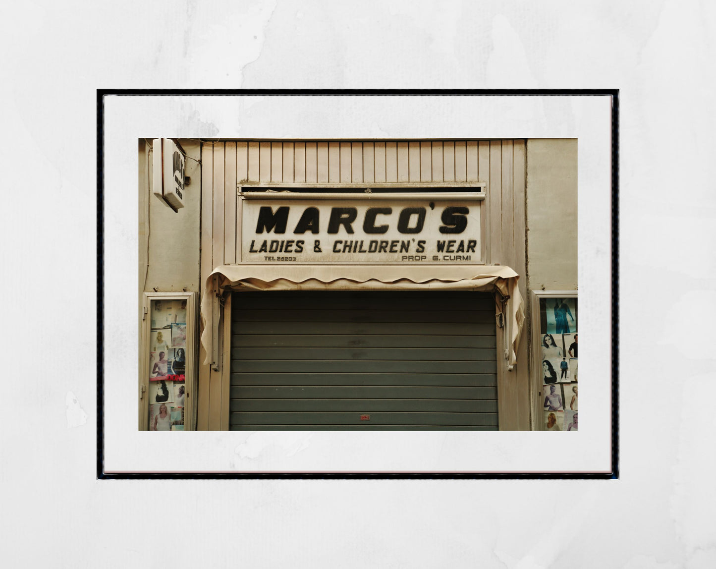 Marco's Valletta Malta Print Typography Fine Art Travel Photography