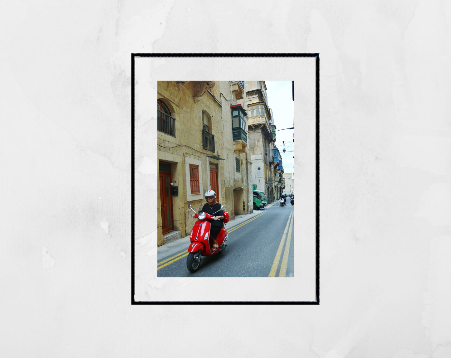 Valletta Malta Print Vespa Poster Fine Art Travel Photography