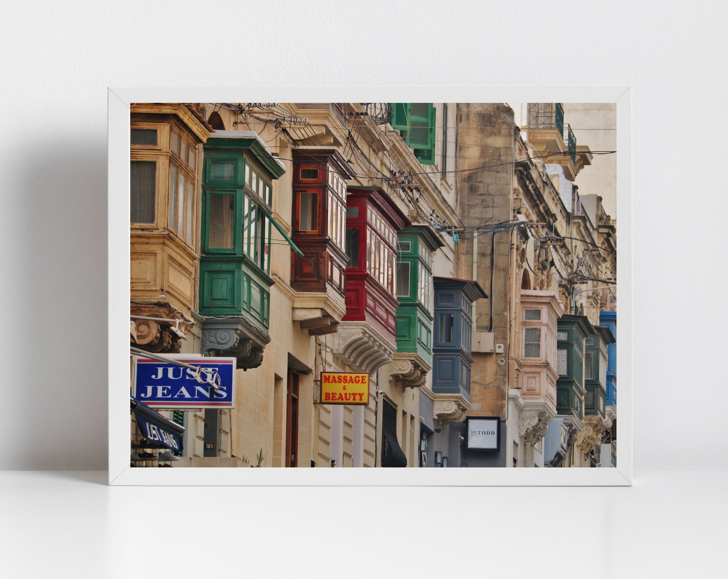 St Lucia Street Valletta Malta Photography Print