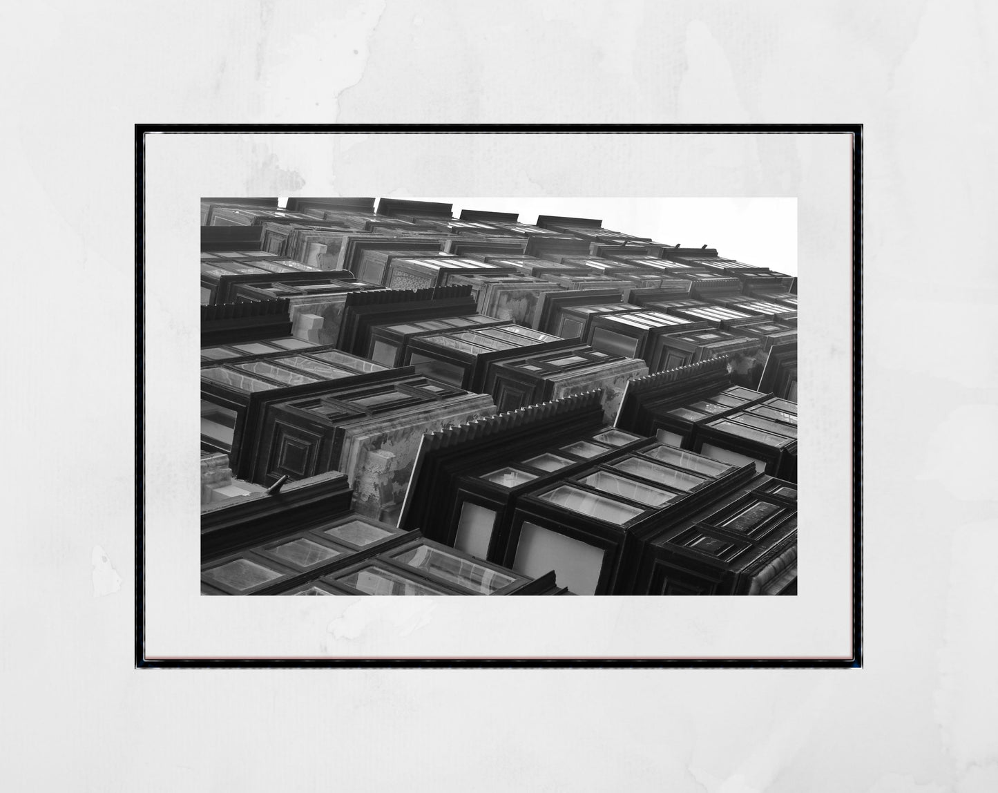 Valletta Malta Minimalist Black And White Print Fine Art Travel Photography
