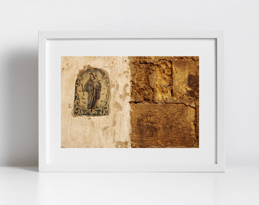 Virgin Mary With Baby Jesus Malta Print Fine Art Travel Photography