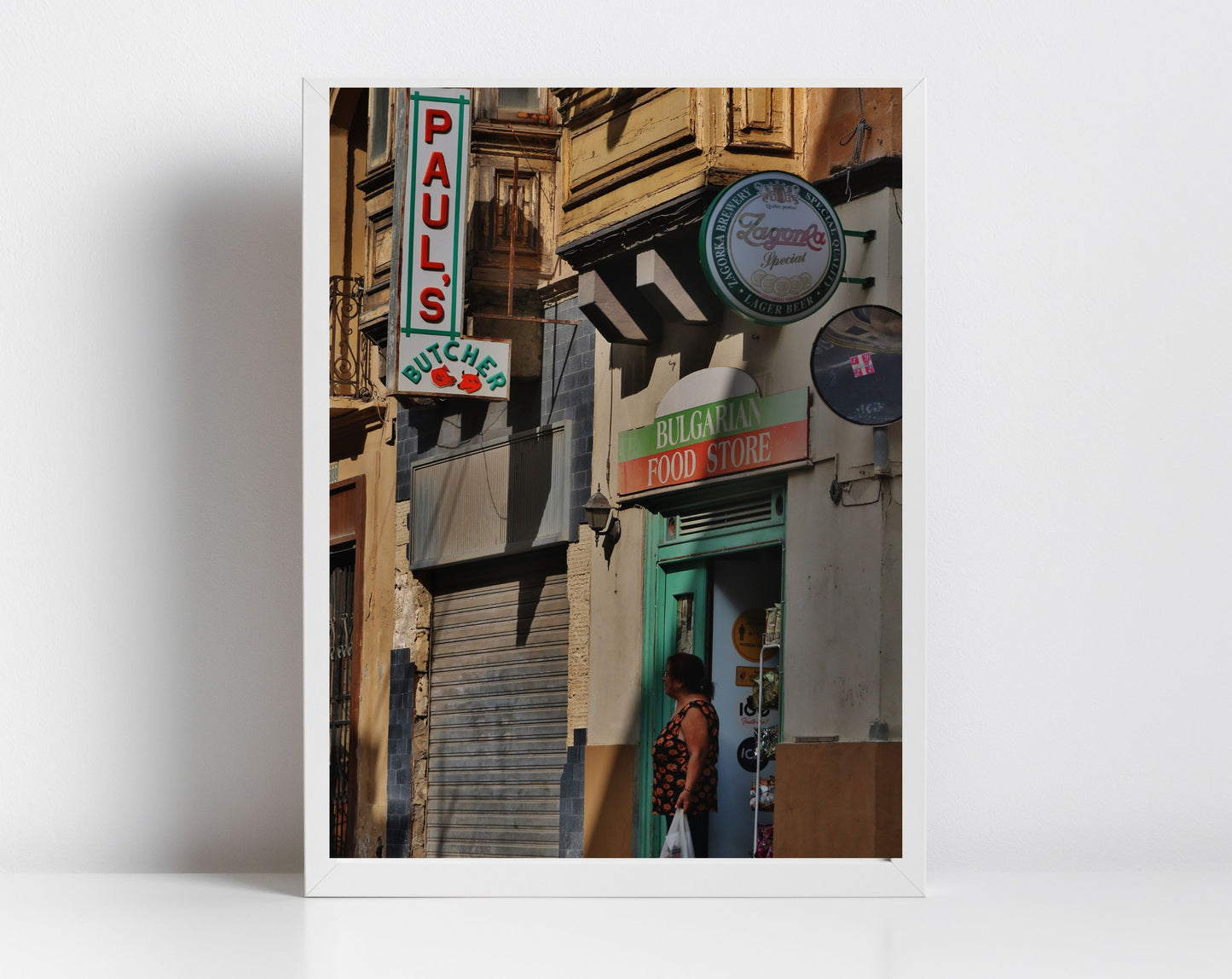 Paul's Butcher Valletta Malta Street Photography Print