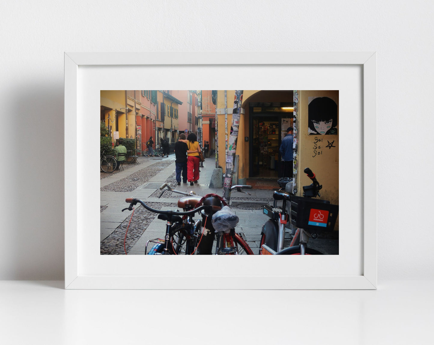 Via Del Pratello Bologna Street Photography Print