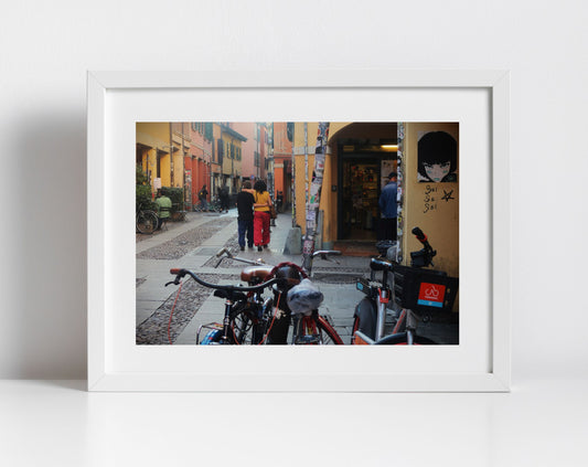Via Del Pratello Bologna Street Photography Print