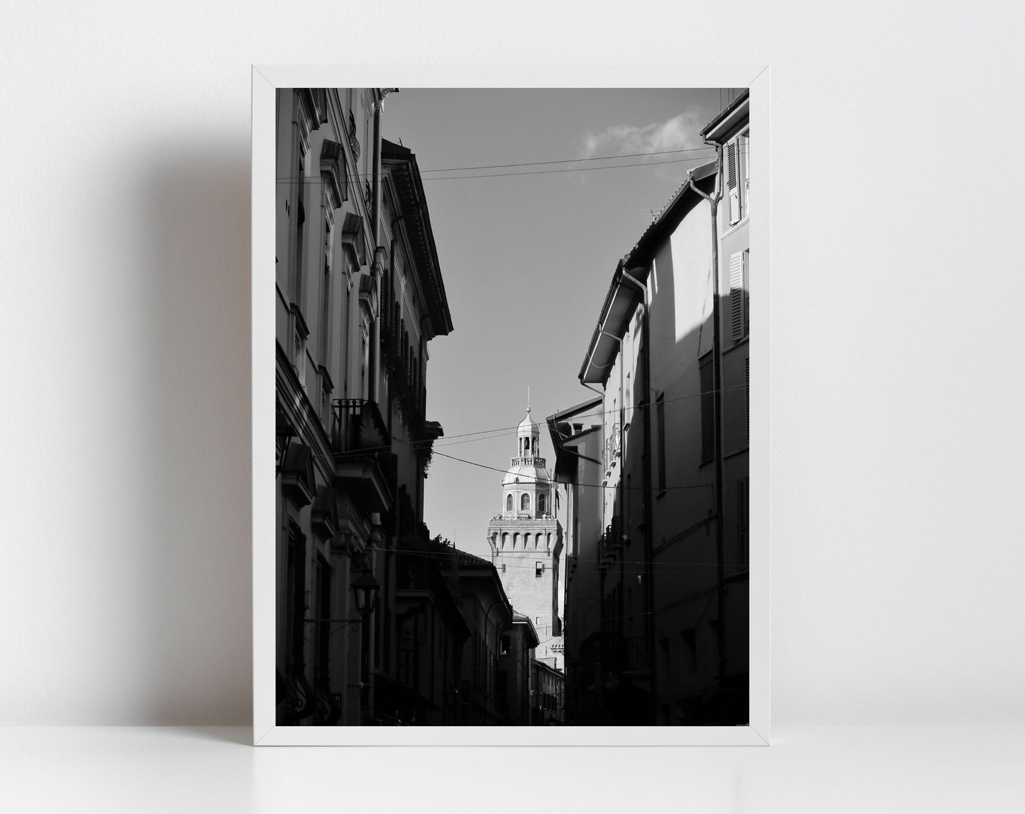 Bologna Italy Black And White Photography Print