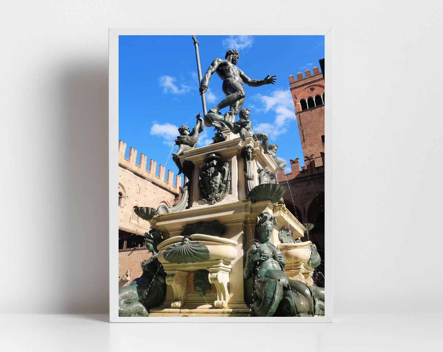 Fountain of Neptune Bologna Photography Print