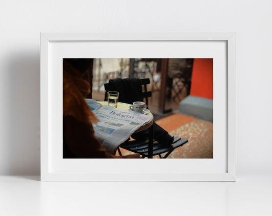 Bologna Italy Fine Art Street Cafe Photography Print