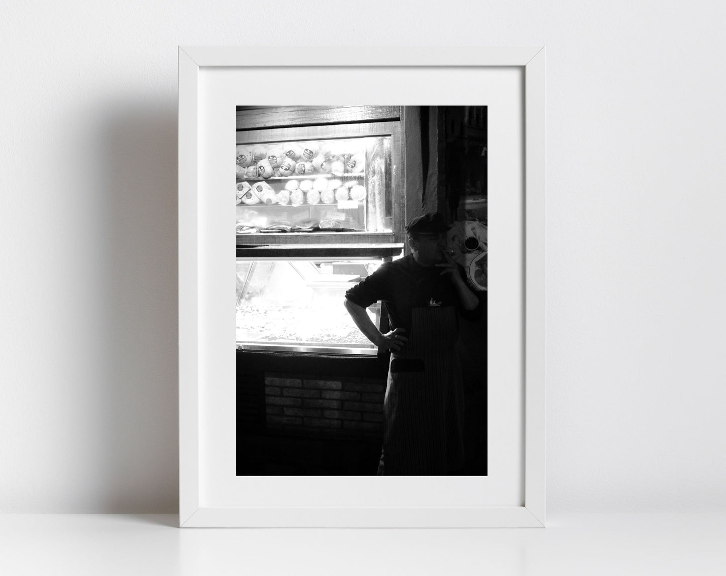 Bologna Italy Street Fine Art Black And White Photography Food Print