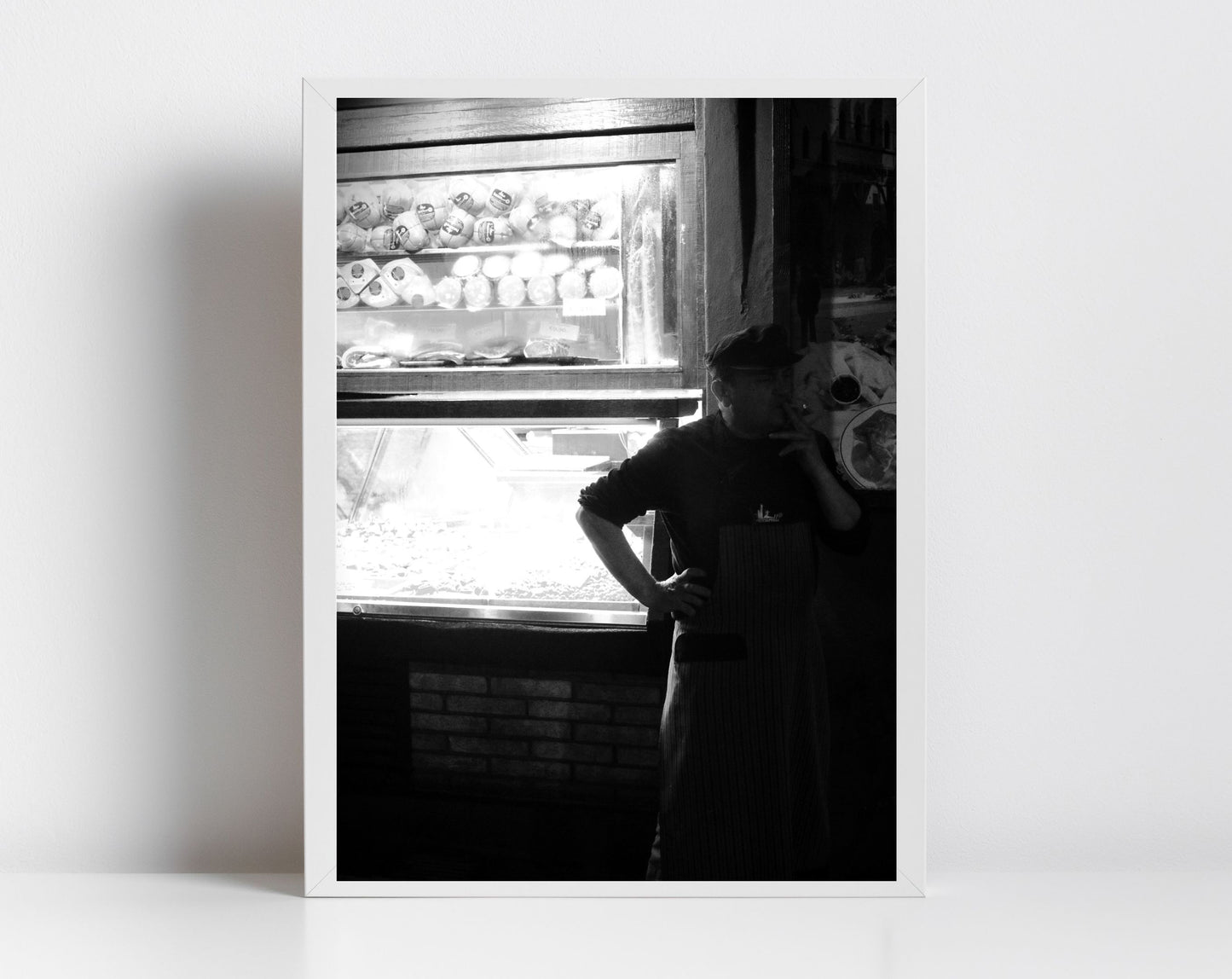 Bologna Italy Street Fine Art Black And White Photography Food Print