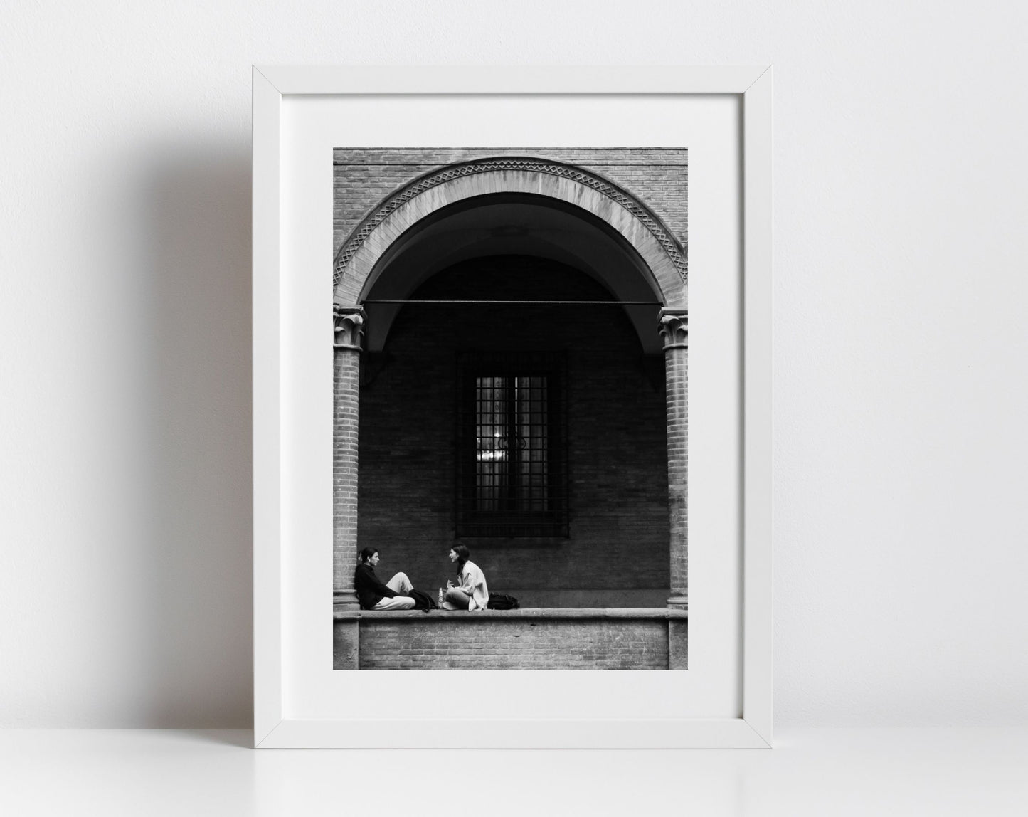 Via Zamboni Bologna Fine Art Street Black And White Photography Print