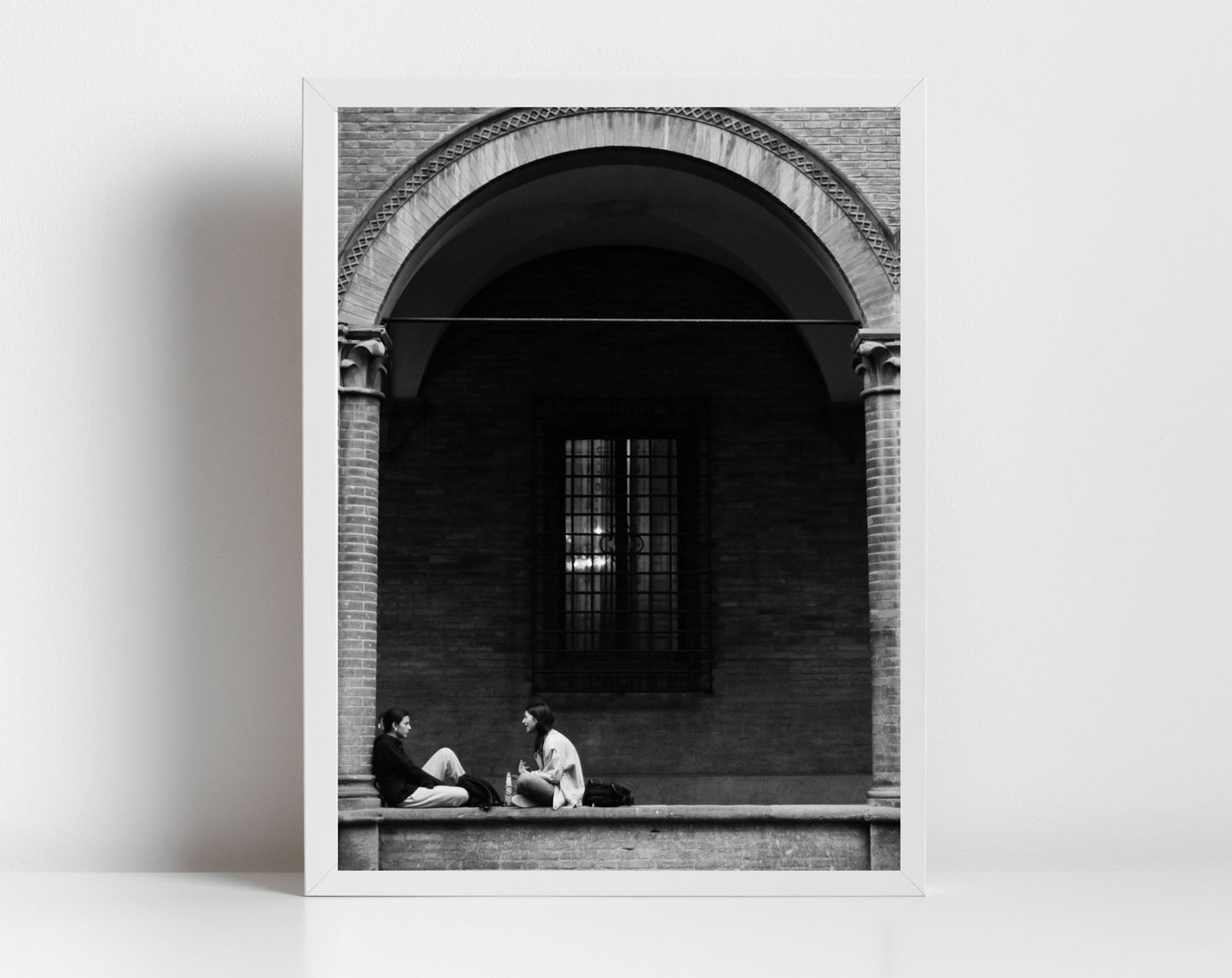 Via Zamboni Bologna Fine Art Street Black And White Photography Print