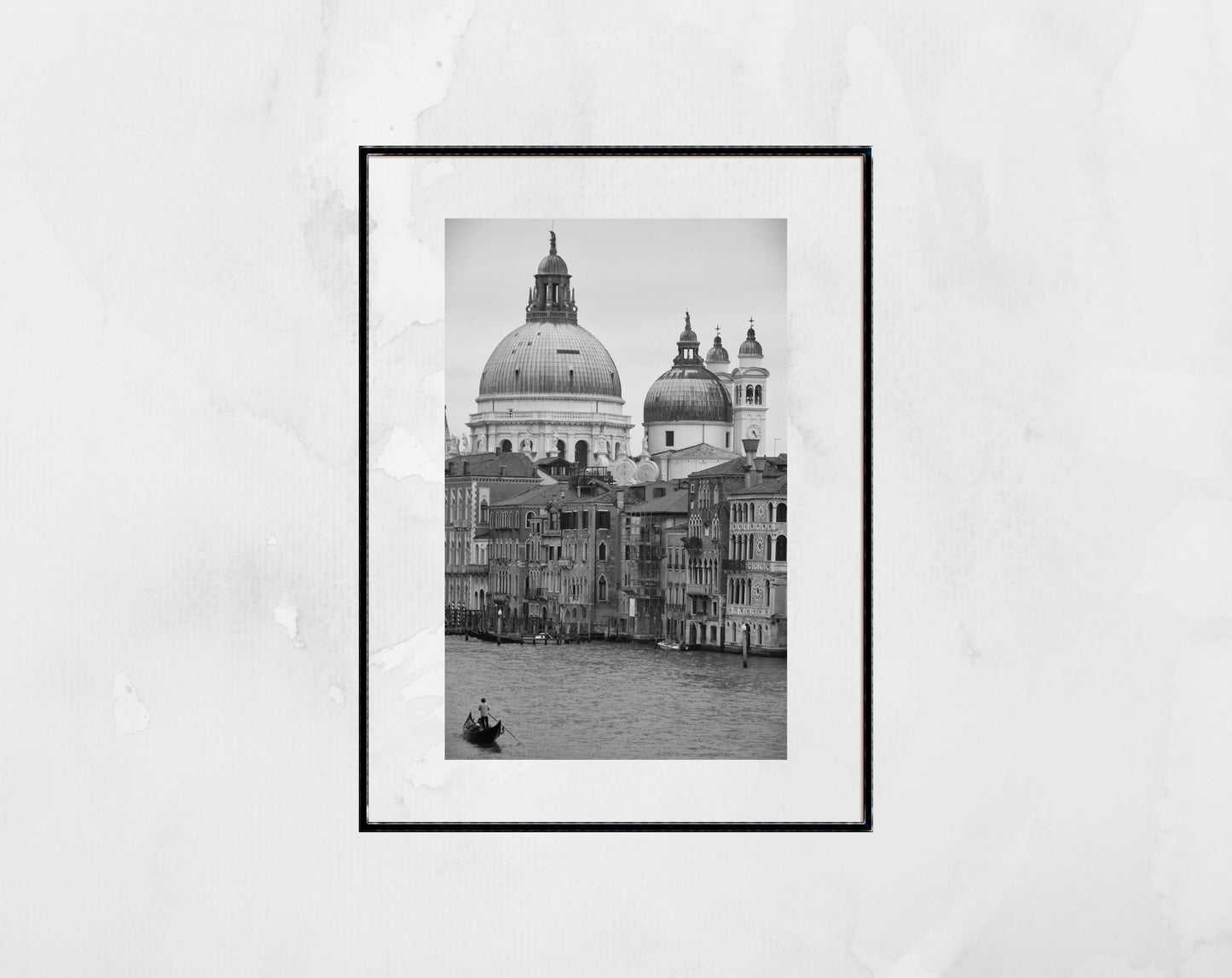 Venice Grand Canal Fine Art Black And White Photography Print