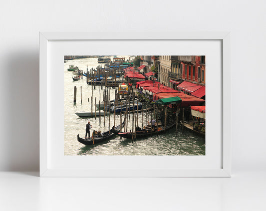 Venice Grand Canal Gondola Photography Print