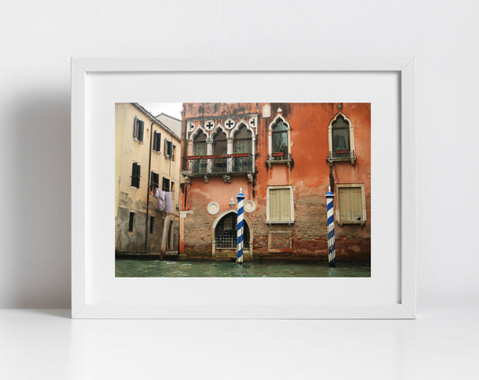 Venice Italy Fine Art Photography Print: Venetian Gothic Architecture with Pali Da Casada