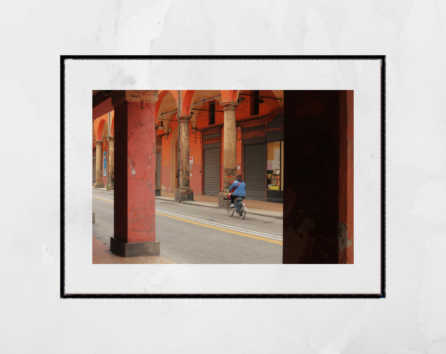 Bologna Italy Fine Art Photography Print Cyclist Wall Art