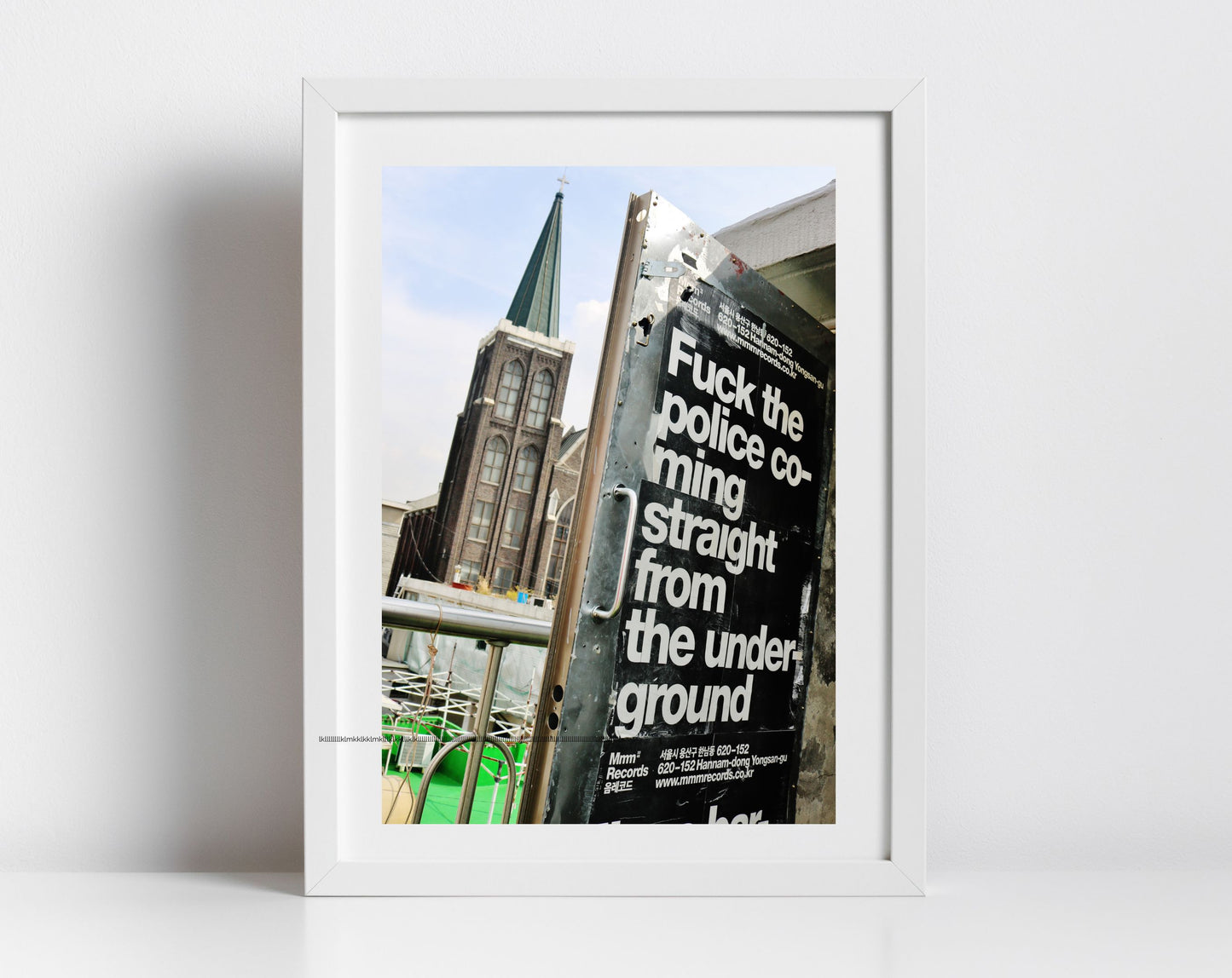 Fuck The Police N.W.A. Lyrics Photography Print