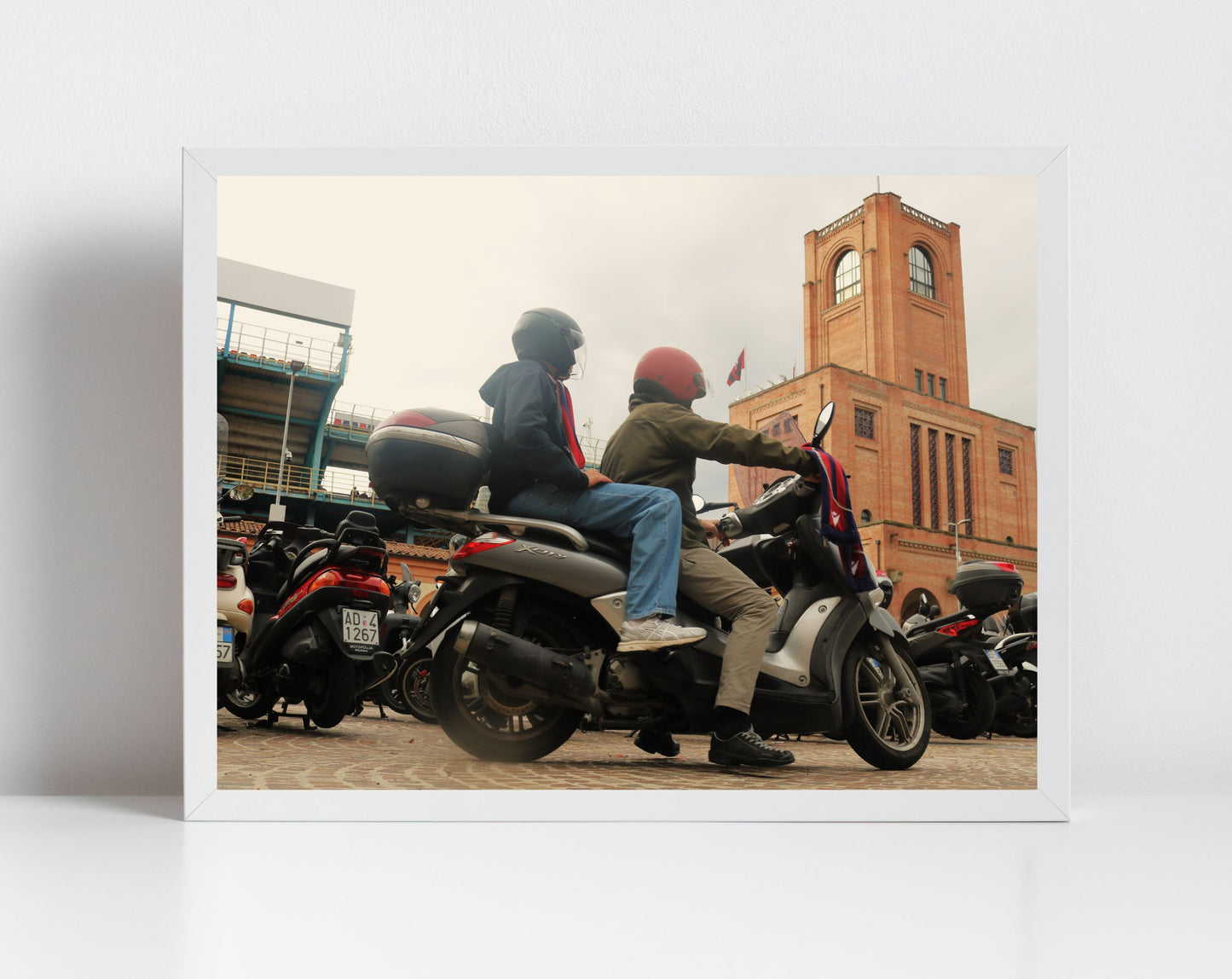Bologna Vespa Stadio Renato Dall'Ara Photography Print