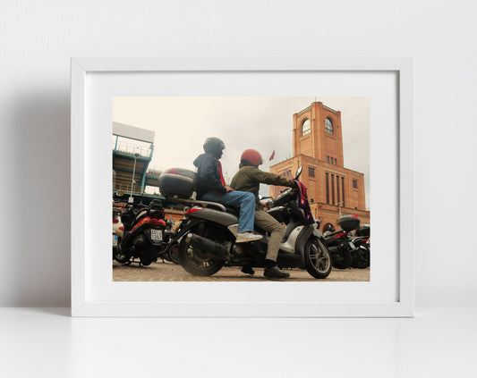 Bologna Vespa Stadio Renato Dall'Ara Photography Print