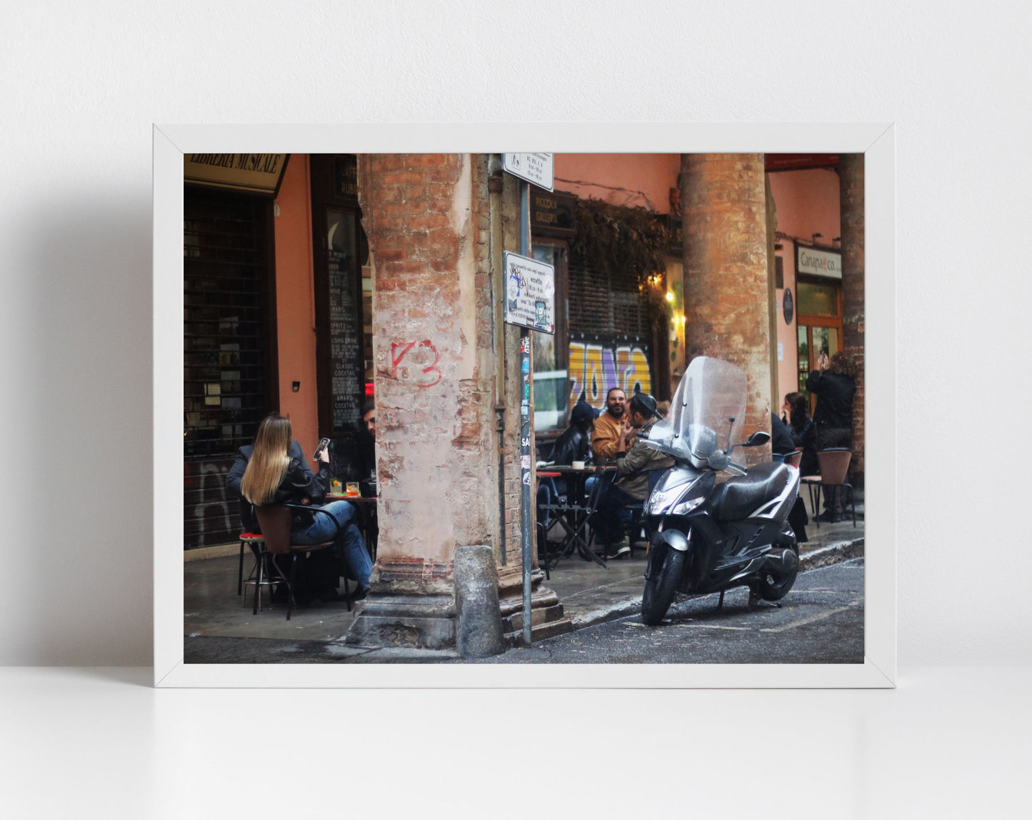 Bologna Via Riva di Reno Photography Print