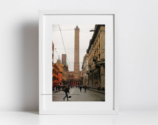 Bologna Two Towers Italy Photography Print
